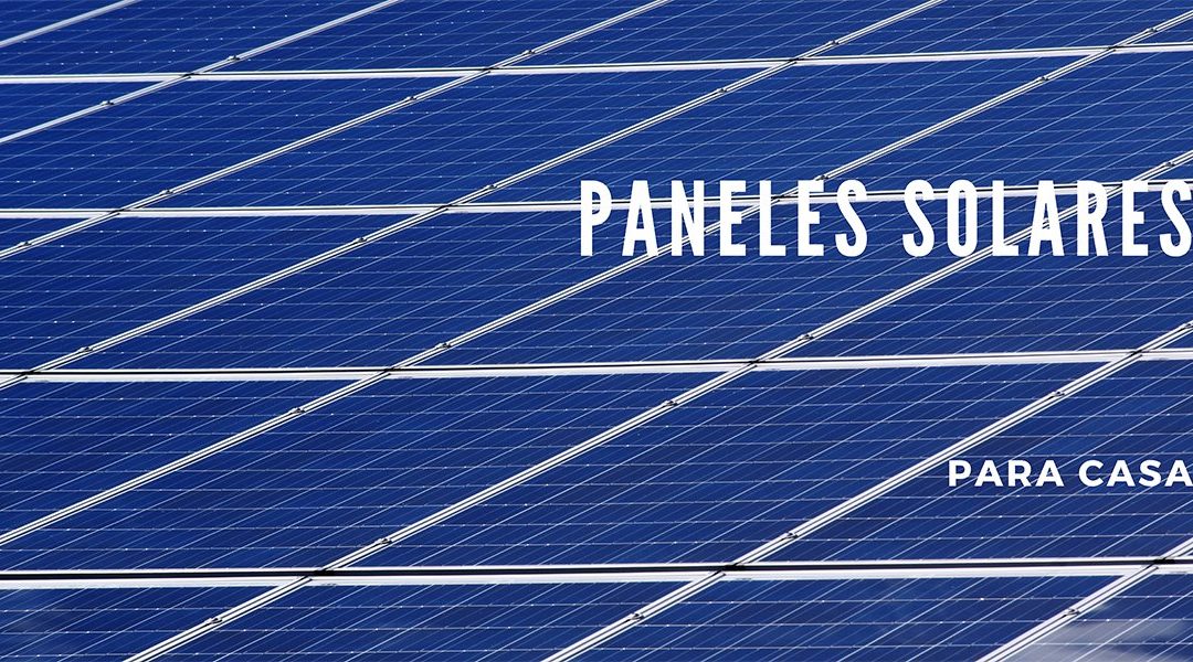 Panel solar para casa