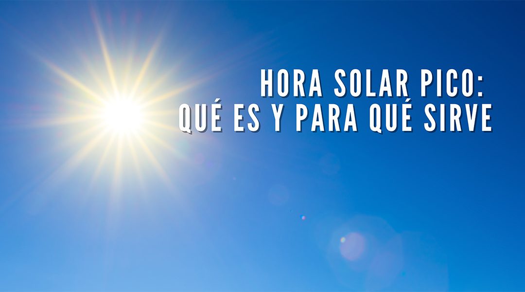 Hora Solar Pico